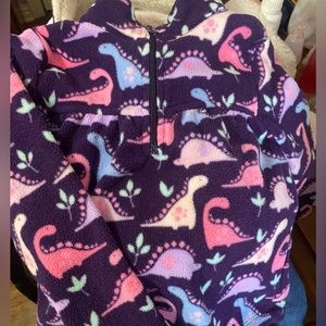 Girl Toddler Dinosaur Pullover